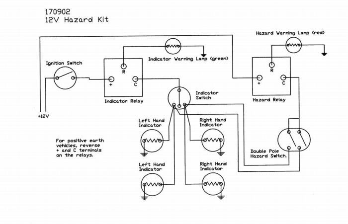 Fitting Hazard Switch Electrics Rhocar The Uk Kit Car Club Fitting Hazard Switch Electrics, Kit Car Wiring Diagram